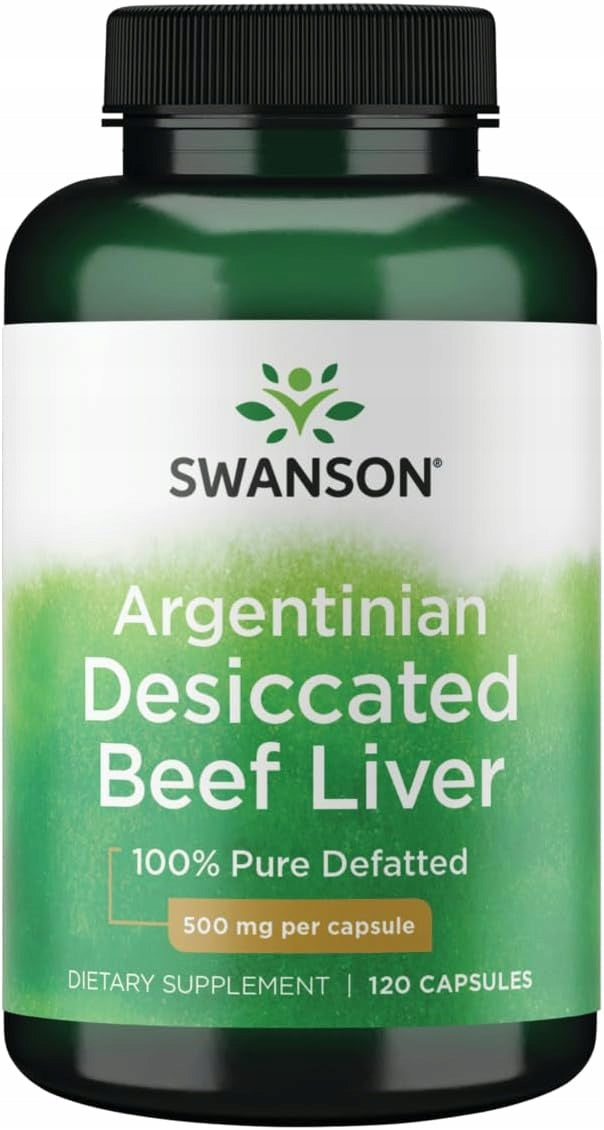 SWANSON ARGENTINIAN DESICCATED BEEF LIVER 500mg 120k DRIED BEEF LIVER