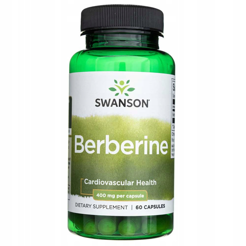 SWANSON BERBERYNA Berberine Weight Loss Sugar Cholesterol Digestion 60k