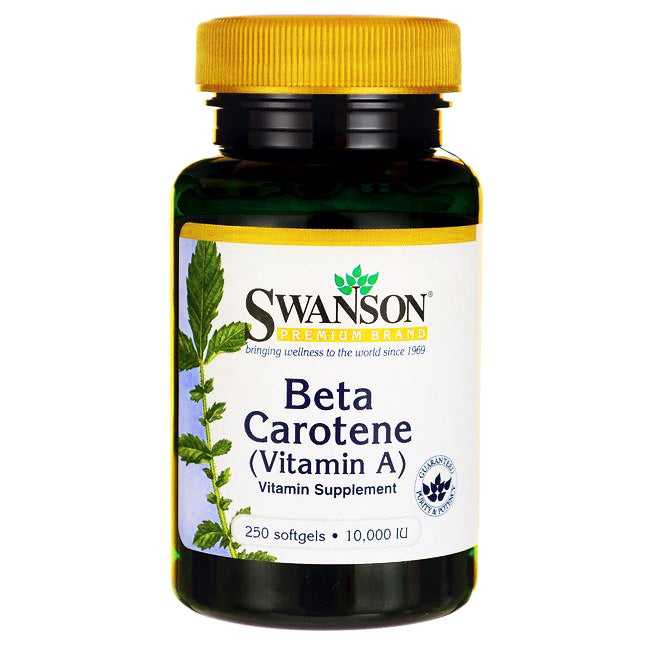 SWANSON Beta carotene 10000IU VITAMIN A SKIN Packaging status original