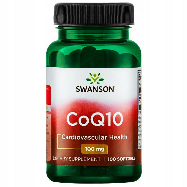 SWANSON COENZYME Q10 UP TO 100mg 100 kaps CoQ10 HEART immunity SKIN energy Medical device no