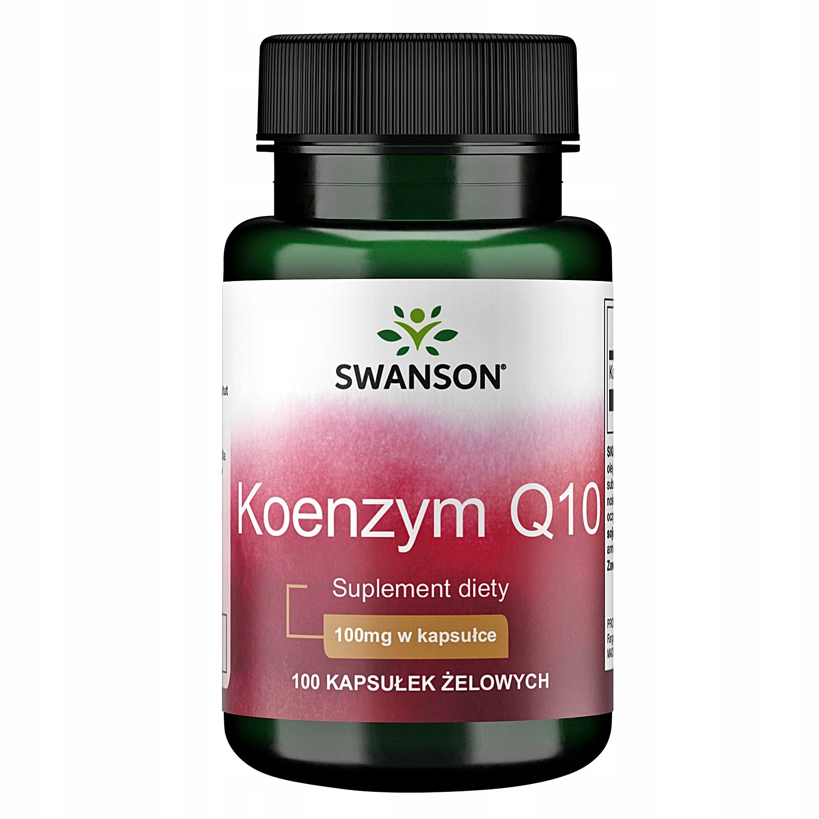 SWANSON COENZYME Q10 UP TO 100mg 100 kaps CoQ10 HEART immunity SKIN energy