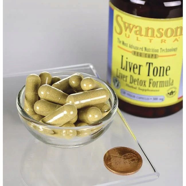 SWANSON LIVER TONE 300mg 120k DETOX LIVER SUPPORTS PROTEIN METABOLISM Brand Swanson