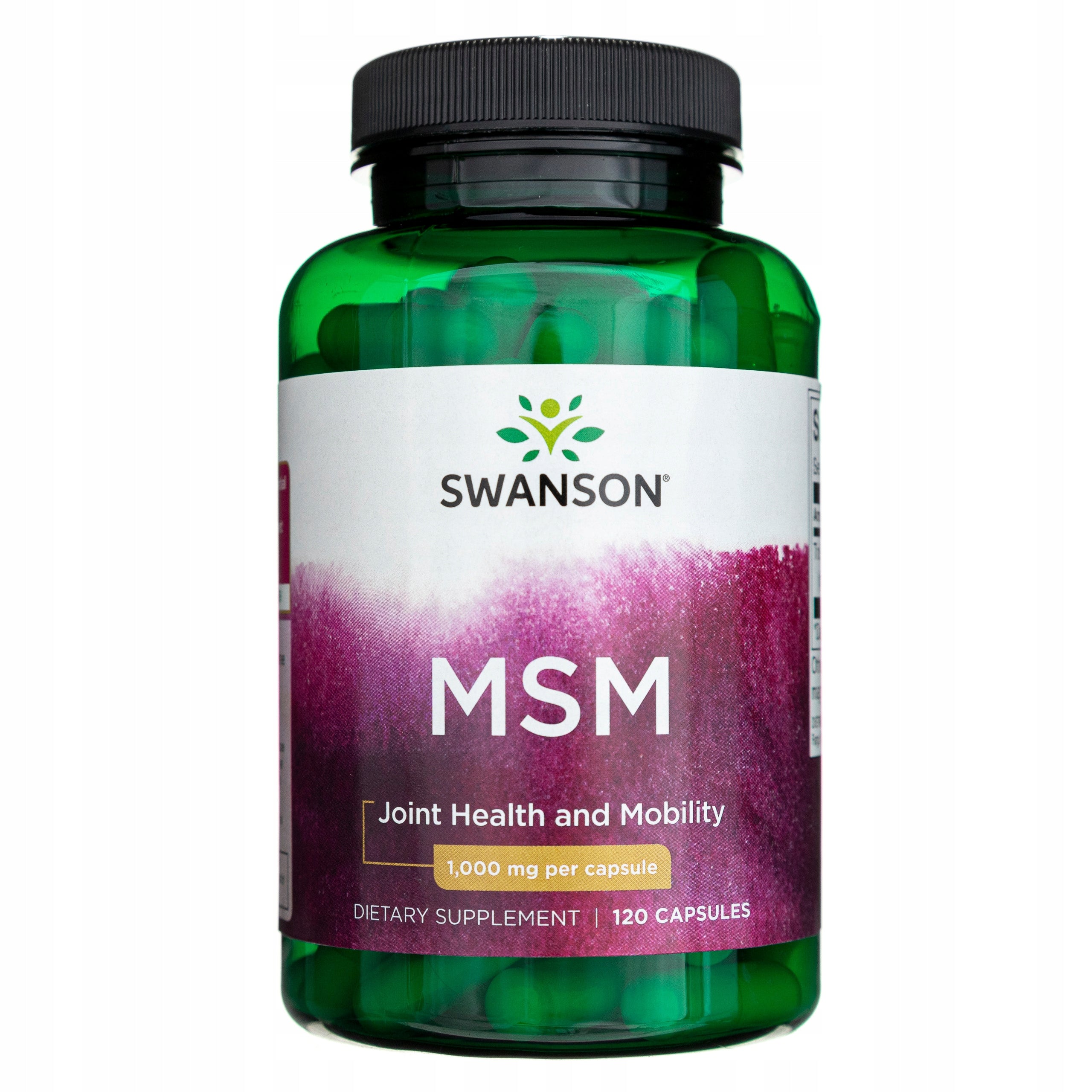 SWANSON MSM 1000mg 120k ORGANIC SULFUR Collagen BONE SKIN Joints HAIR Brand Swanson