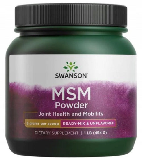 SWANSON MSM Powder (Methyl - Sulfonyl - Methane) 454g