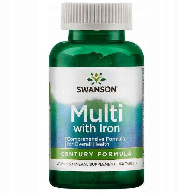 SWANSON MULTI CENTURY FORMULA IRON MULTIVITAMIN 130t Medical device no