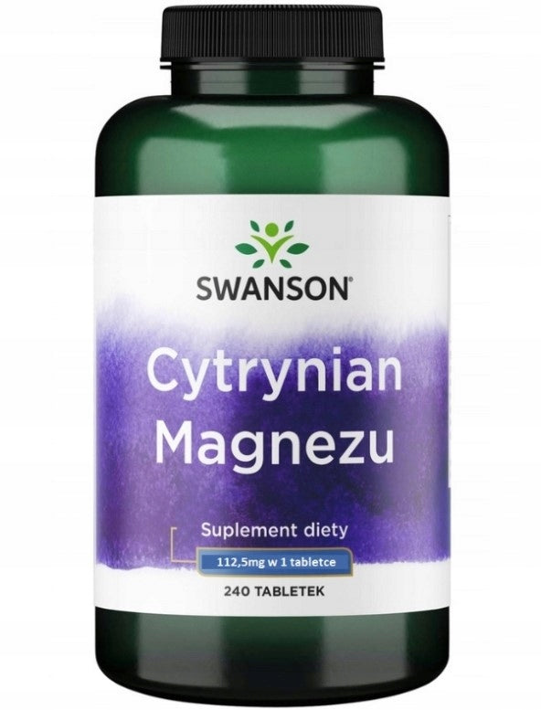 SWANSON Magnesium citrate 240 tablets Magnesium citrate SPASMS IMMUNITY