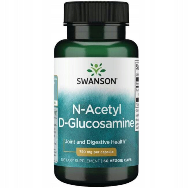 SWANSON N-Acetyl D-Glucosamine 60 vege kaps JOINTS Bone DIGESTIVE SYSTEM