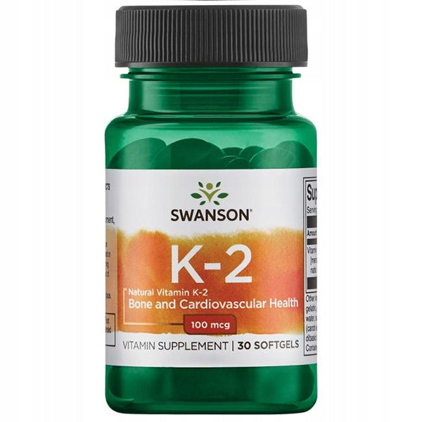SWANSON NATURAL VITAMIN K2 100 MK-7 ARTERIES 30k Brand Swanson