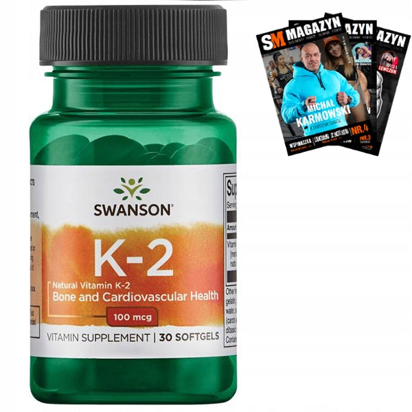 SWANSON NATURAL VITAMIN K2 100 MK-7 ARTERIES 30k
