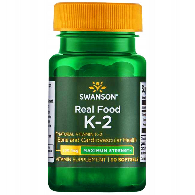 SWANSON VITAMIN K2 200 MK-7 NATTO heart BONES K2 30 capsules JOINTS Medical device no