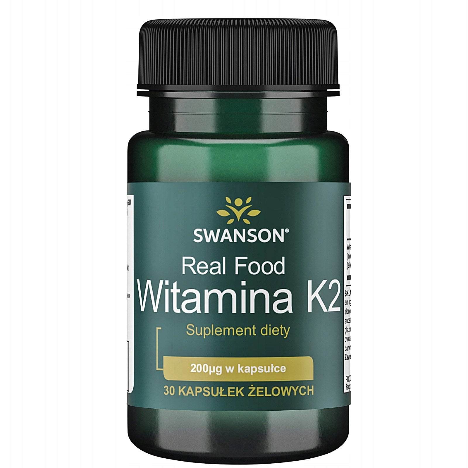 SWANSON VITAMIN K2 200 MK-7 NATTO heart BONES K2 30 capsules JOINTS