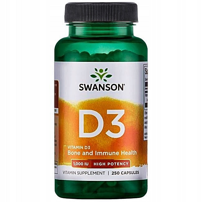 SWANSON Vitamin D3 1000 IU 250k VIT. sun