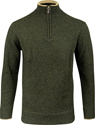 SWEATER ASHCOMBE ZIPKNIT OLIVE FOR MAN SIZE for home gift Brand no brand