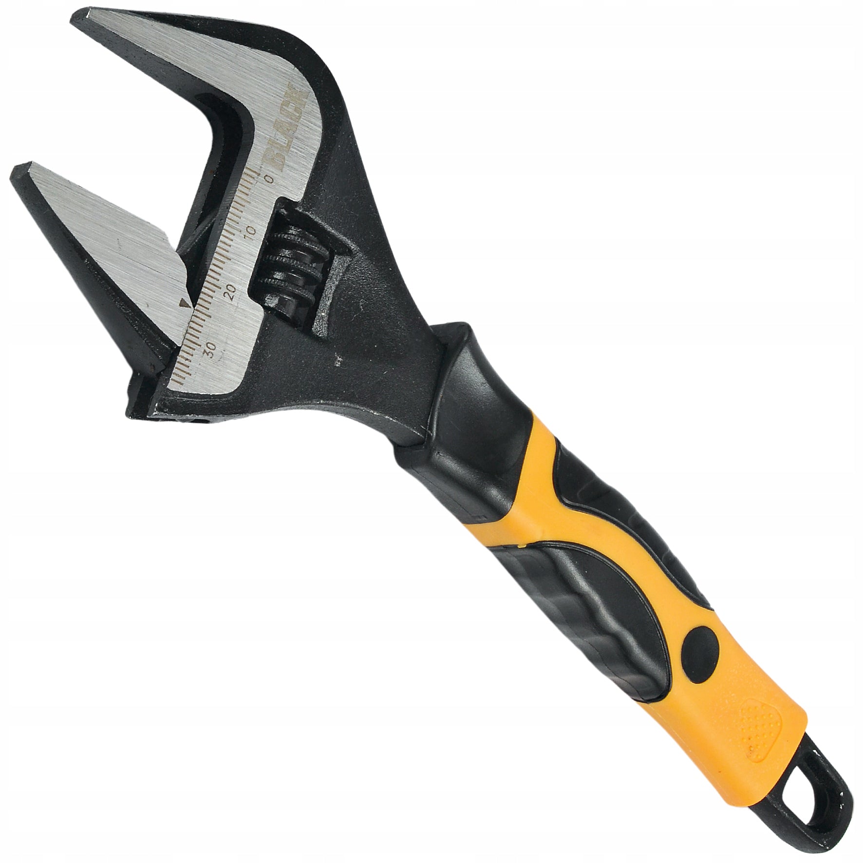 SWEDISH ADJUSTABLE WRENCH 0-39mm 200MM 8' WIDE ADJUSTABLE BLACK crv Brand Black