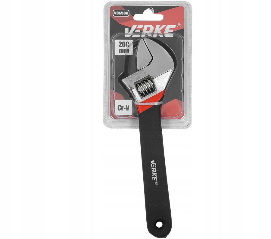 SWEDISH ADJUSTABLE WRENCH 200mm FOR HYDRAULIC PIPES FRENCH Key type adjustable