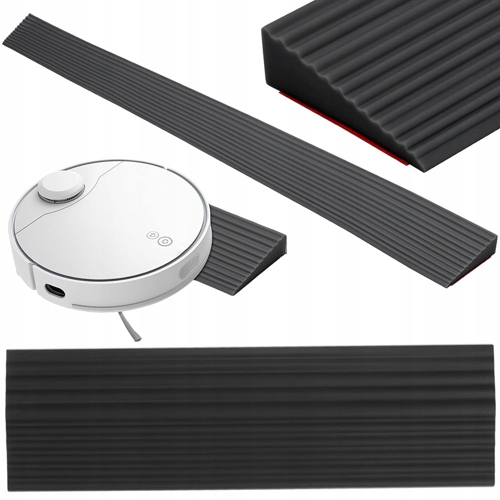 SWEEPING ROBOT RAMP, SILICONE RAMP MAT, THRESHOLD STRIP BLACK