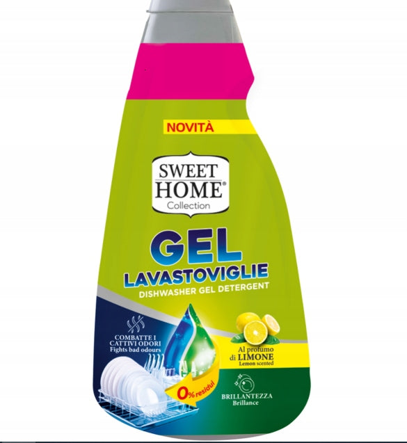 SWEET HOME LEMON DISHWASHER GEL 600 ML