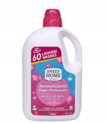 SWEET HOME SOFTENER SILK DROPS 3000 ML