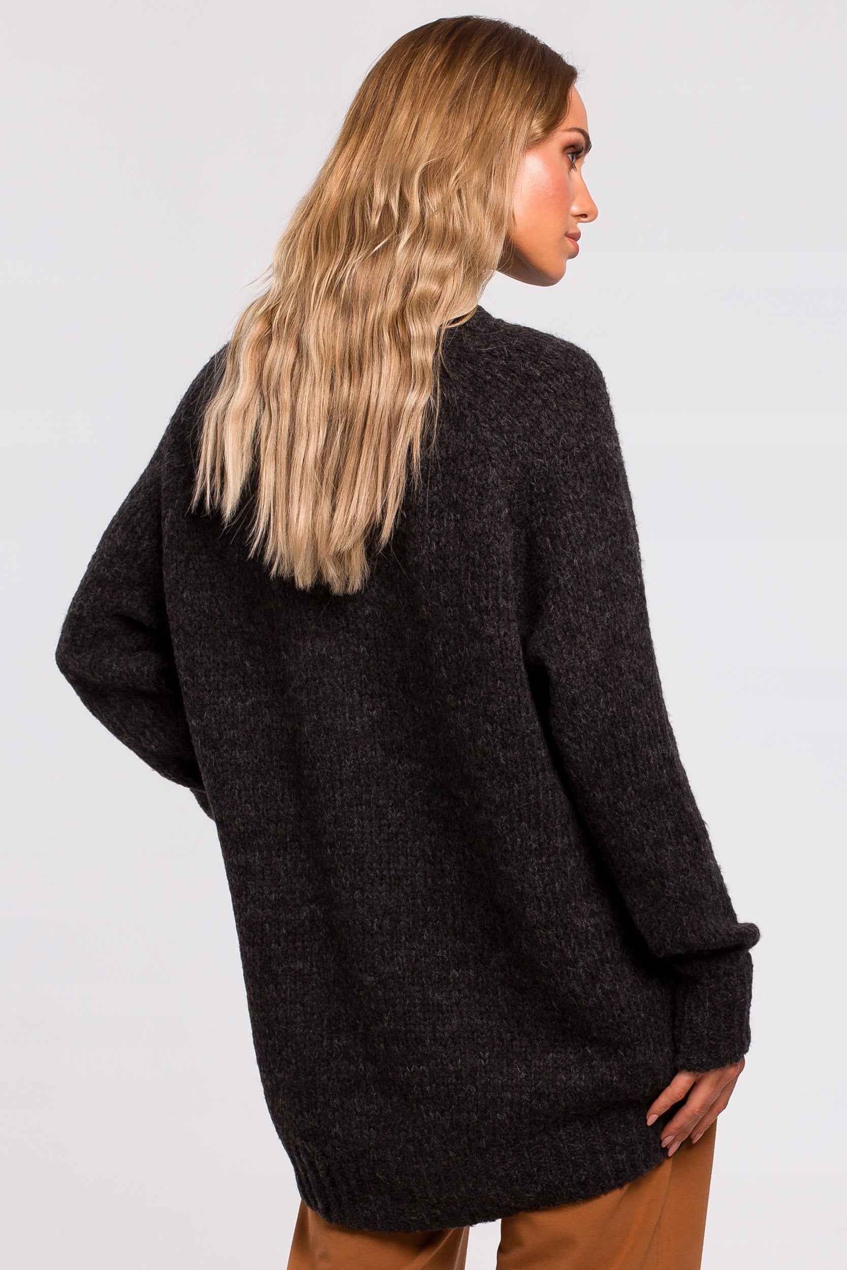 Pullover mit hohem Kragen für Damen MOE M468 