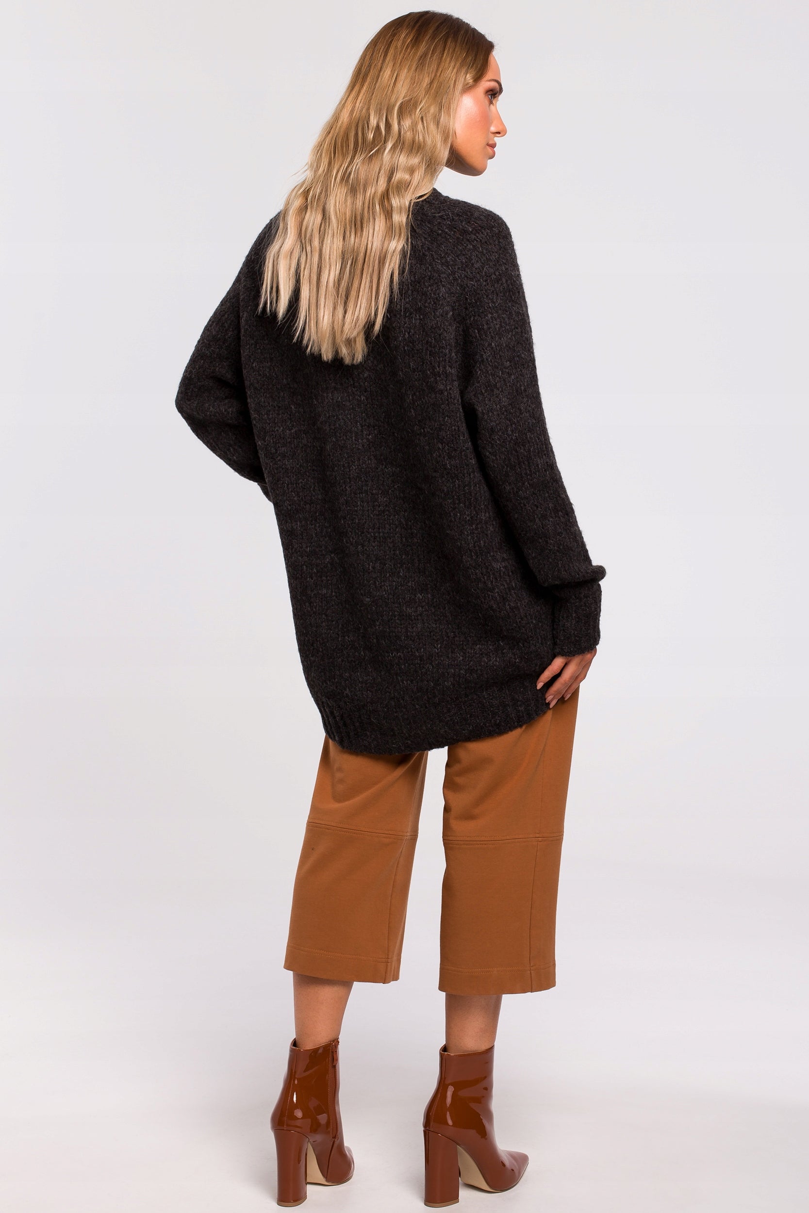 Pullover mit hohem Kragen für Damen MOE M468 