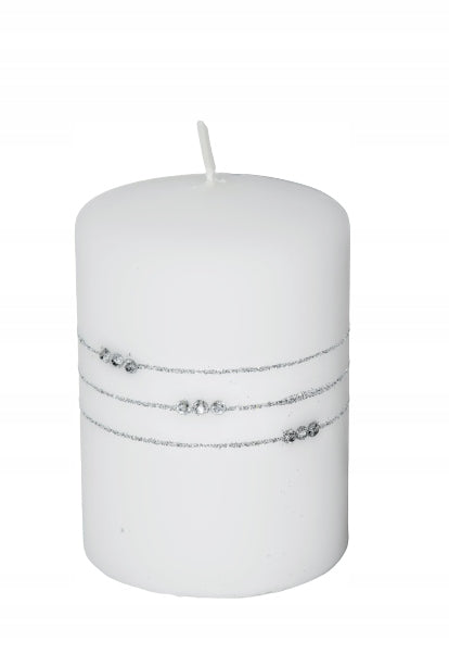 Artman Weihnachtsdekokerze - kleiner Zylinder, 1 Stk. 