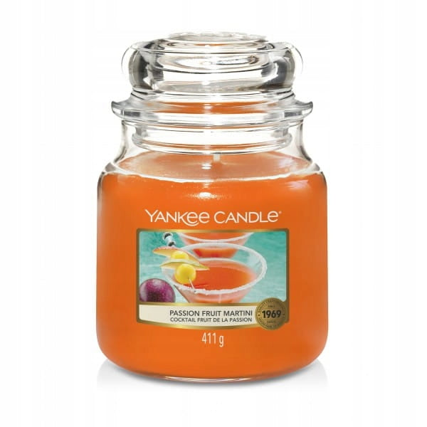 Aromatische Kerze Yankee Candle Passion Fruit Martini 411 g 