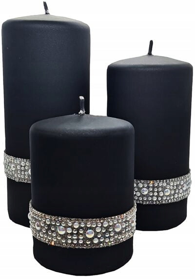 Dekokerze Artman Crystal Pearl, 14 cm 