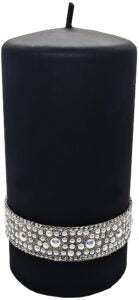 Dekokerze Artman Crystal Pearl, 14 cm 