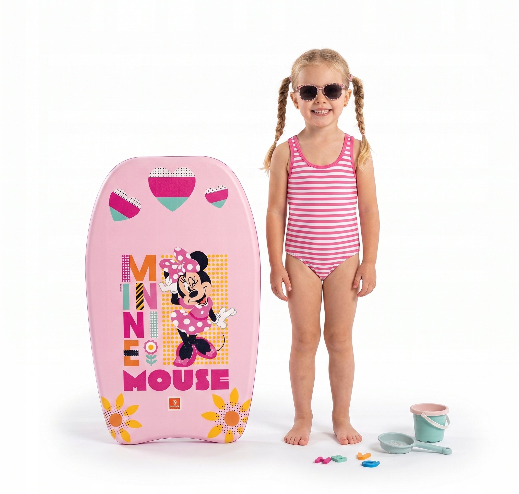 SWIMMING AND SUNBATHING BOARD WITH MINIE MOUSE LARGE FOR CHILDREN SWIMMING POOL BEACH SUMMER