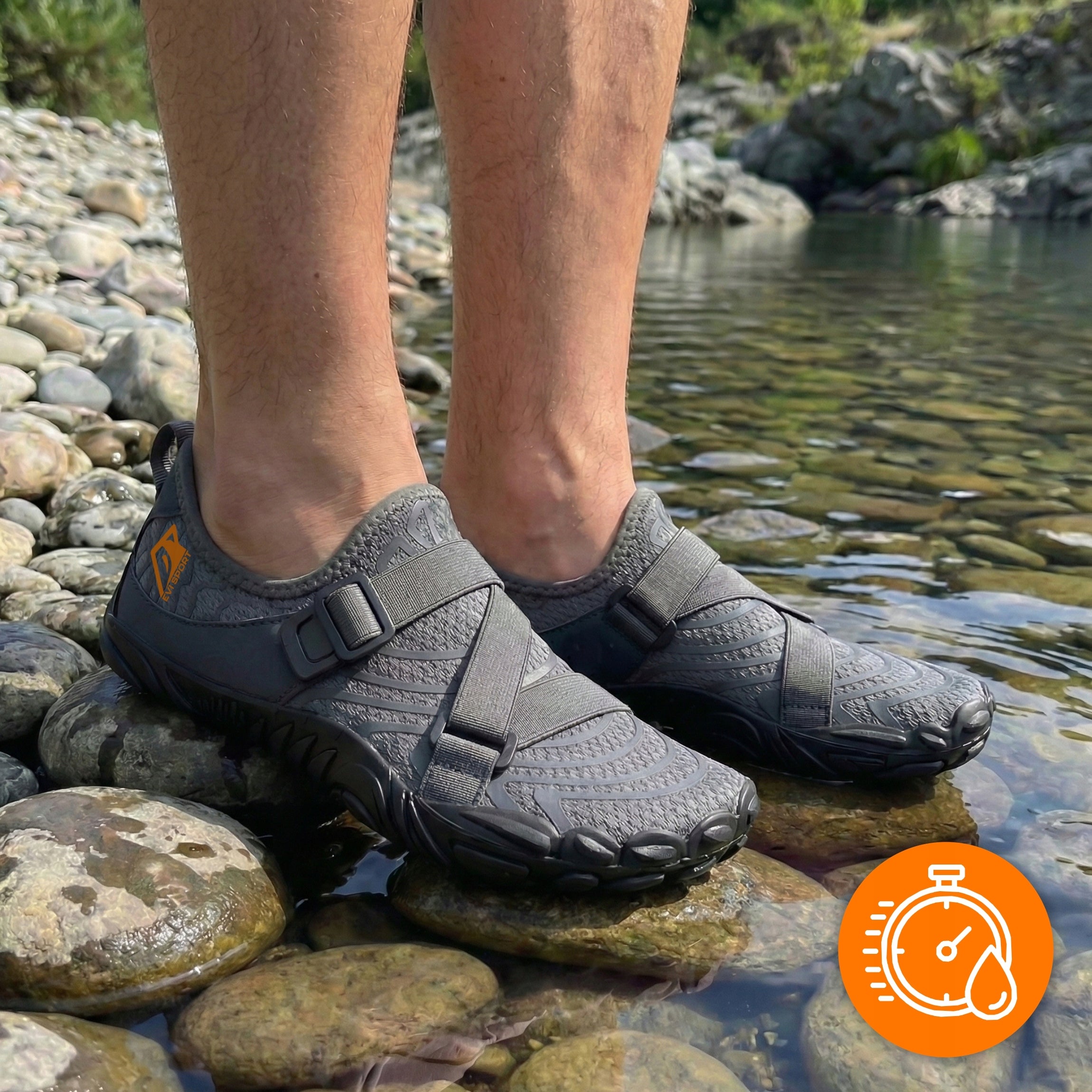 SWIMMING AND WALKING WATER SHOES MEN'S SEA URCHINS HARD SOLE STRAP 43 Manufacturer code SHP-1217