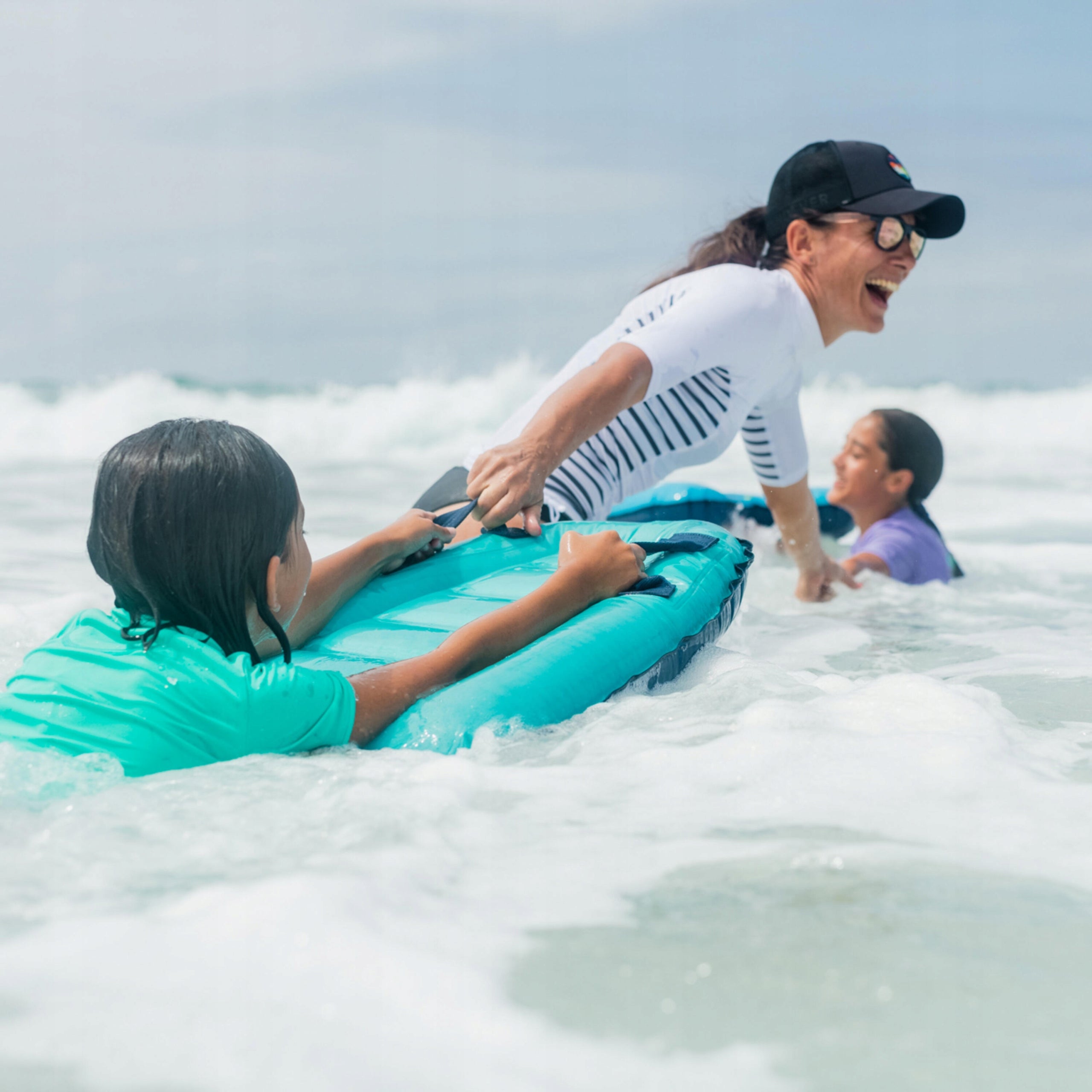 SWIMMING BOARD BODYBOARD MATTRESS FOR CHILDREN 15-25 kg