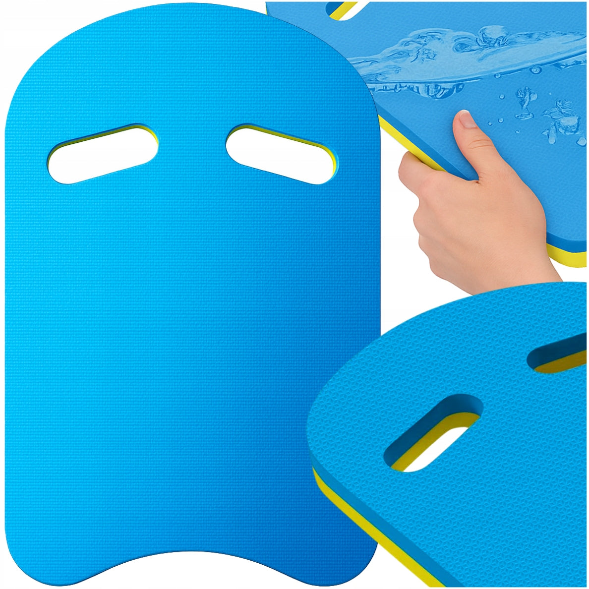 SWIMMING BOARD FOAM SWIMMING POOL LIGHT WITH EVA HOLE Manufacturer code DESKA DO NAUKI PŁYWANIA NIEBIESKA MEMFLOW