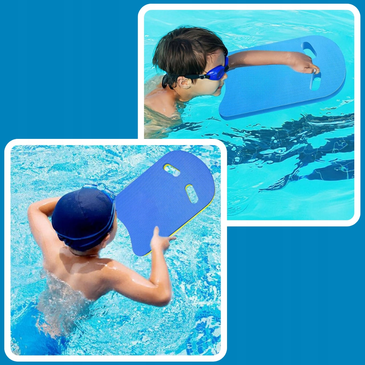 SWIMMING BOARD FOAM SWIMMING POOL LIGHT WITH EVA HOLE Model DESKA DO NAUKI PŁYWANIA LEKKA EVA
