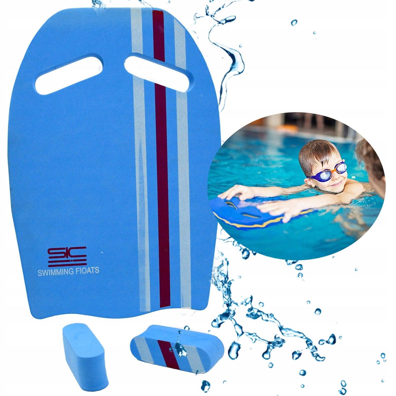 SWIMMING BOARD FOAM SWIMMING POOL LIGHT WITH EVA HOLE