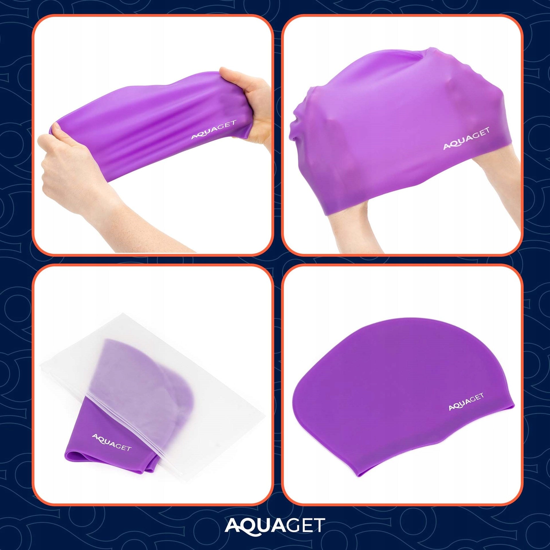 SWIMMING CAP FOR SWIMMING POOL SILICONE FOR SWIMMING FOR LONG HAIR UNIVERSAL Gender unisex product