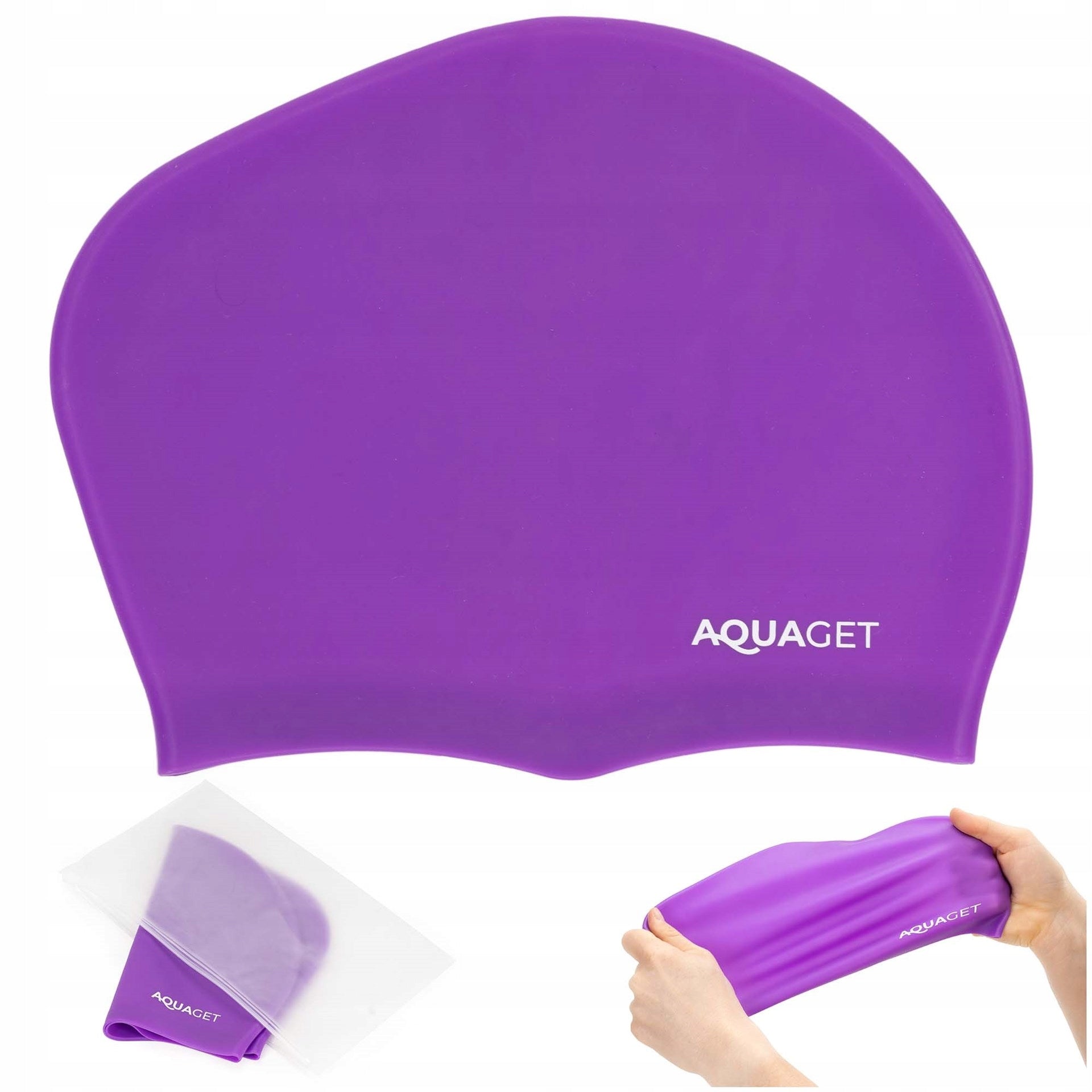 SWIMMING CAP FOR SWIMMING POOL SILICONE FOR SWIMMING FOR LONG HAIR UNIVERSAL Material Silicone