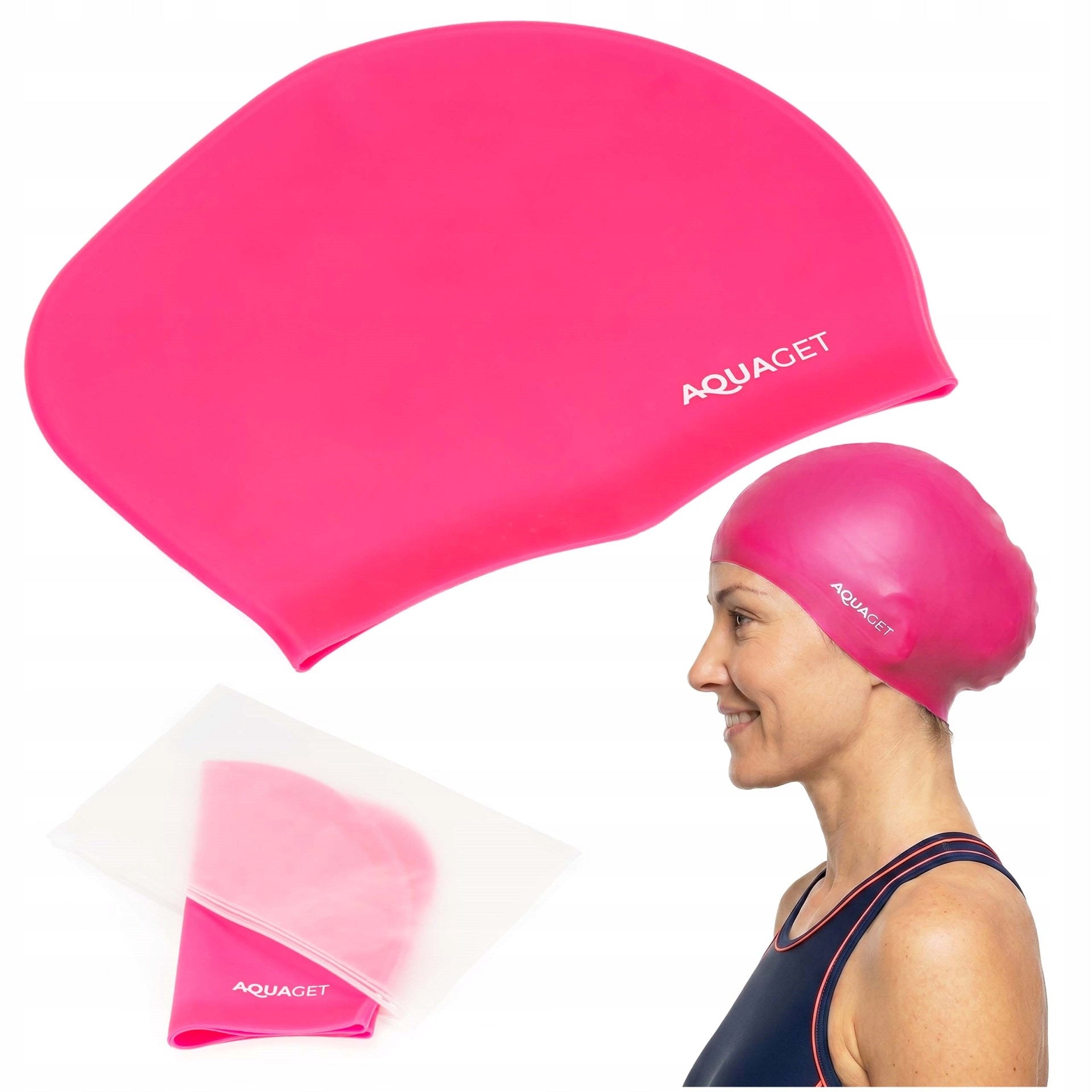 SWIMMING CAP FOR SWIMMING POOL SILICONE FOR SWIMMING FOR LONG HAIR UNIVERSAL