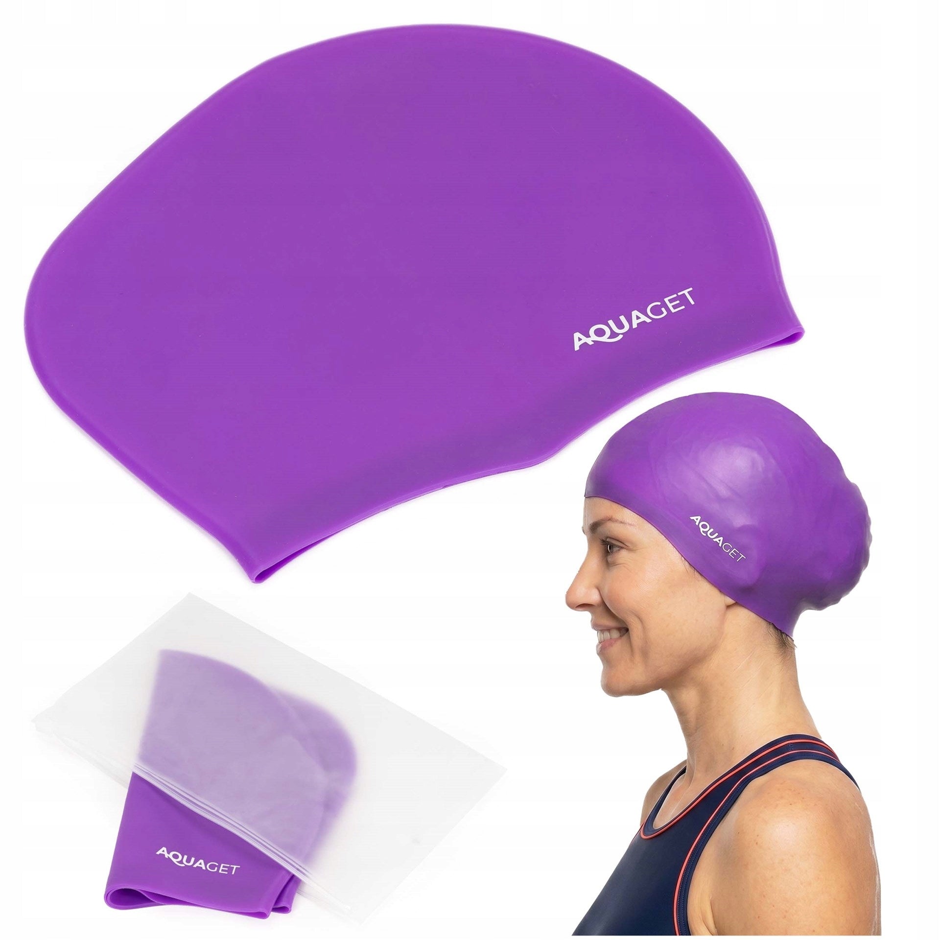SWIMMING CAP FOR SWIMMING POOL SILICONE FOR SWIMMING FOR LONG HAIR UNIVERSAL