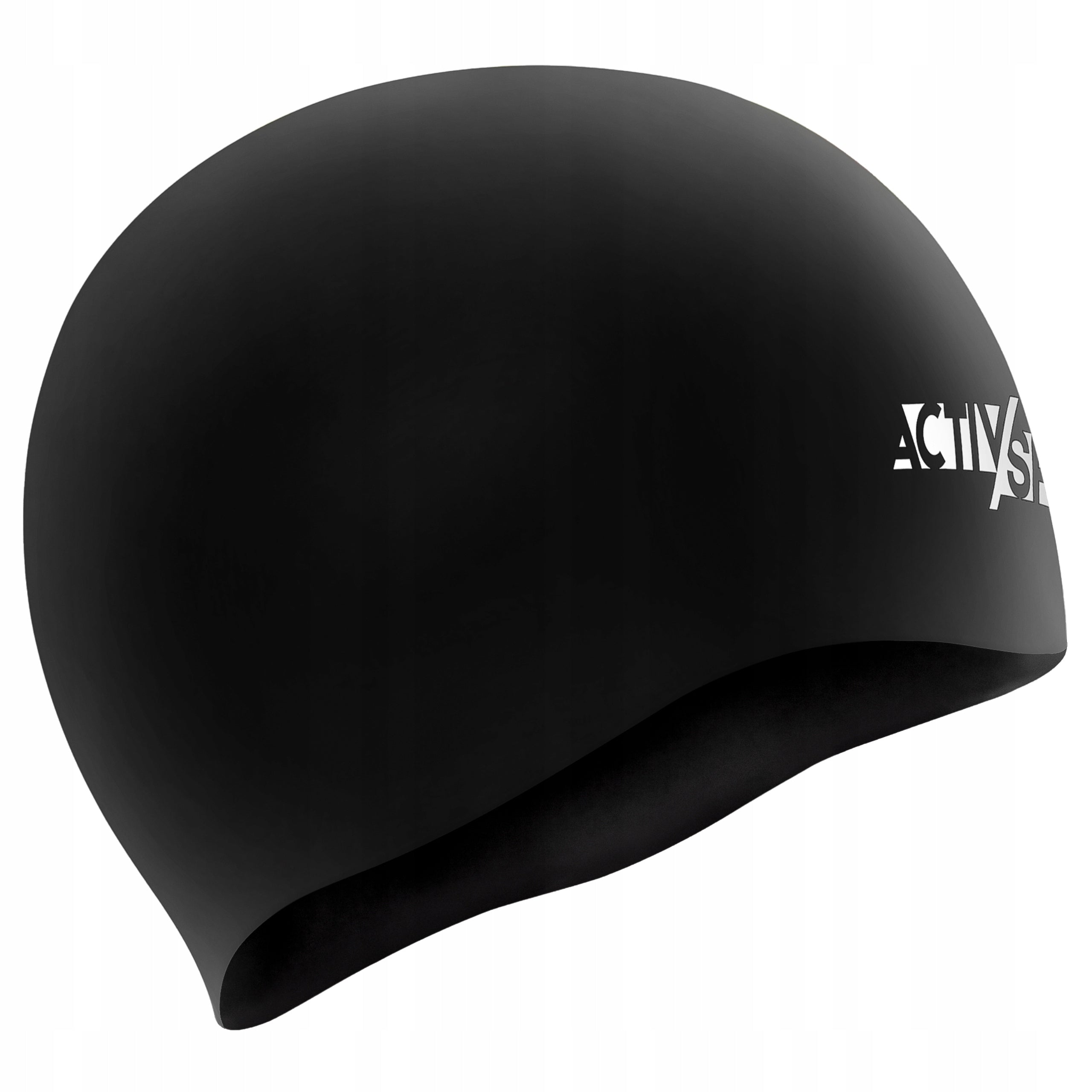 SWIMMING CAP SILICONE FOR SWIMMING POOL UNIVERSAL BLACK EAN (GTIN) 5904183608105
