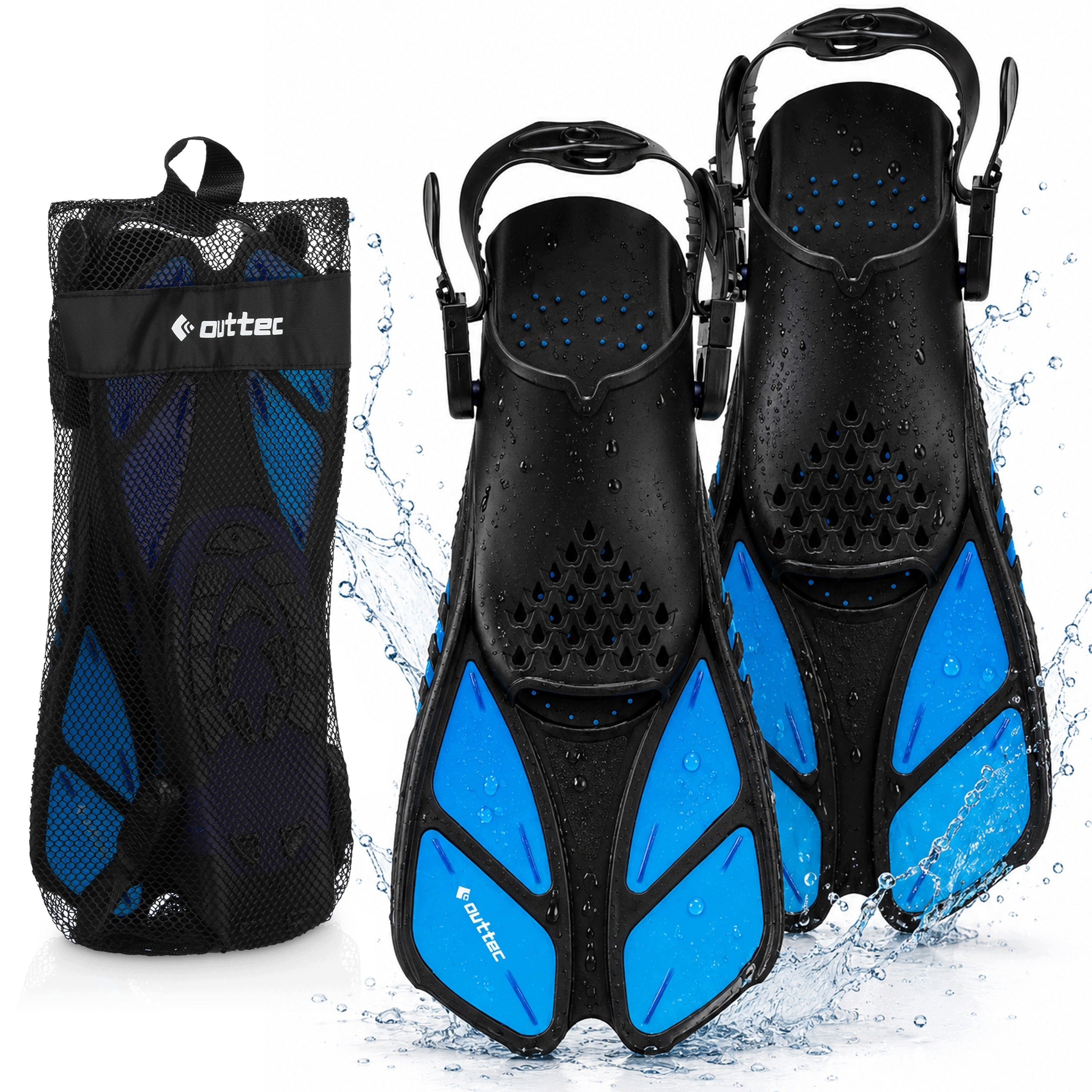 SWIMMING FINS SEASPRINT OUTTEC ADJUSTABLE L XL 42-47