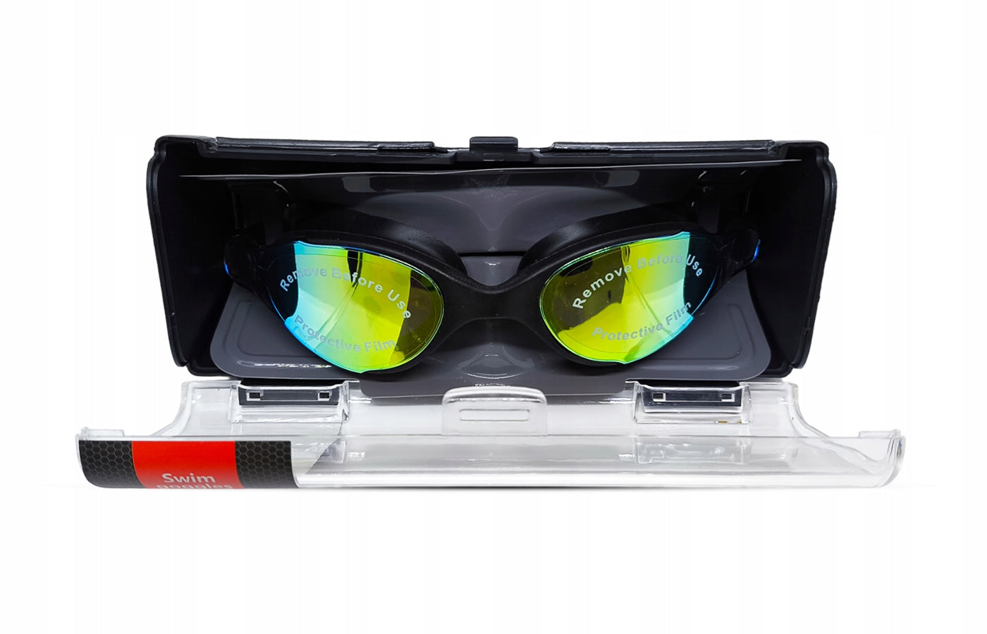 SWIMMING GLASSES SWIMMING Hornet FOR POOL GLASSES 100% ANTI-FOG Brand conquest