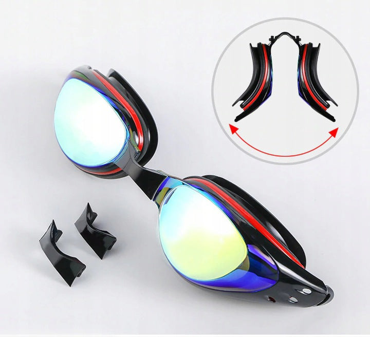 SWIMMING GOGGLES FOR POOL ANTI FOG SWIMMING GOGGLES + CASE Manufacturer code OKULARY PŁYWACKIE NA BASEN MC-1603BLM