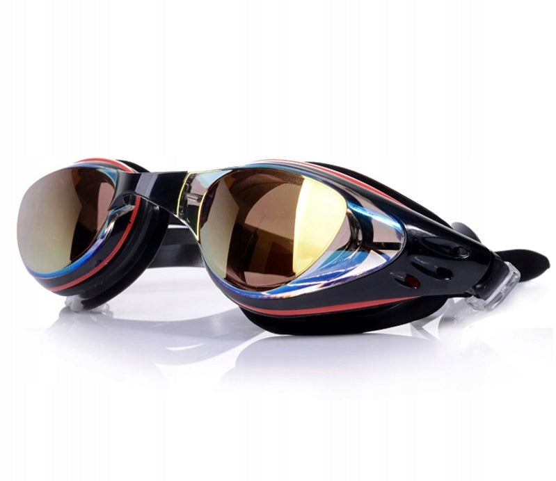 SWIMMING GOGGLES FOR POOL ANTI FOG SWIMMING GOGGLES + CASE