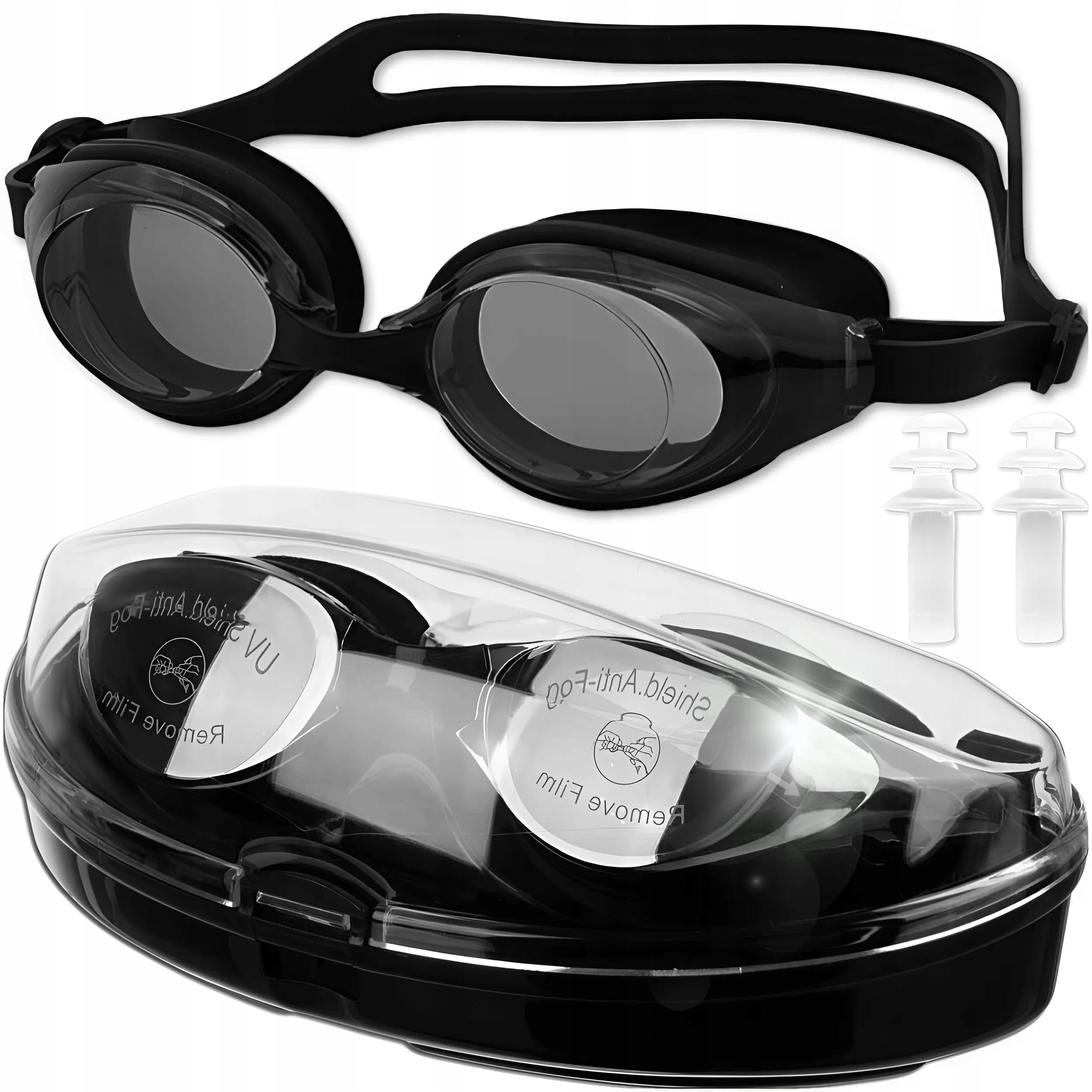 SWIMMING GOGGLES SWIMMING POOL GOGGLES ANTI-FOG EASY FASTENING Manufacturer code OKULARY PŁYWACKIE BASENOWE GOGLE DO PŁYWANIA