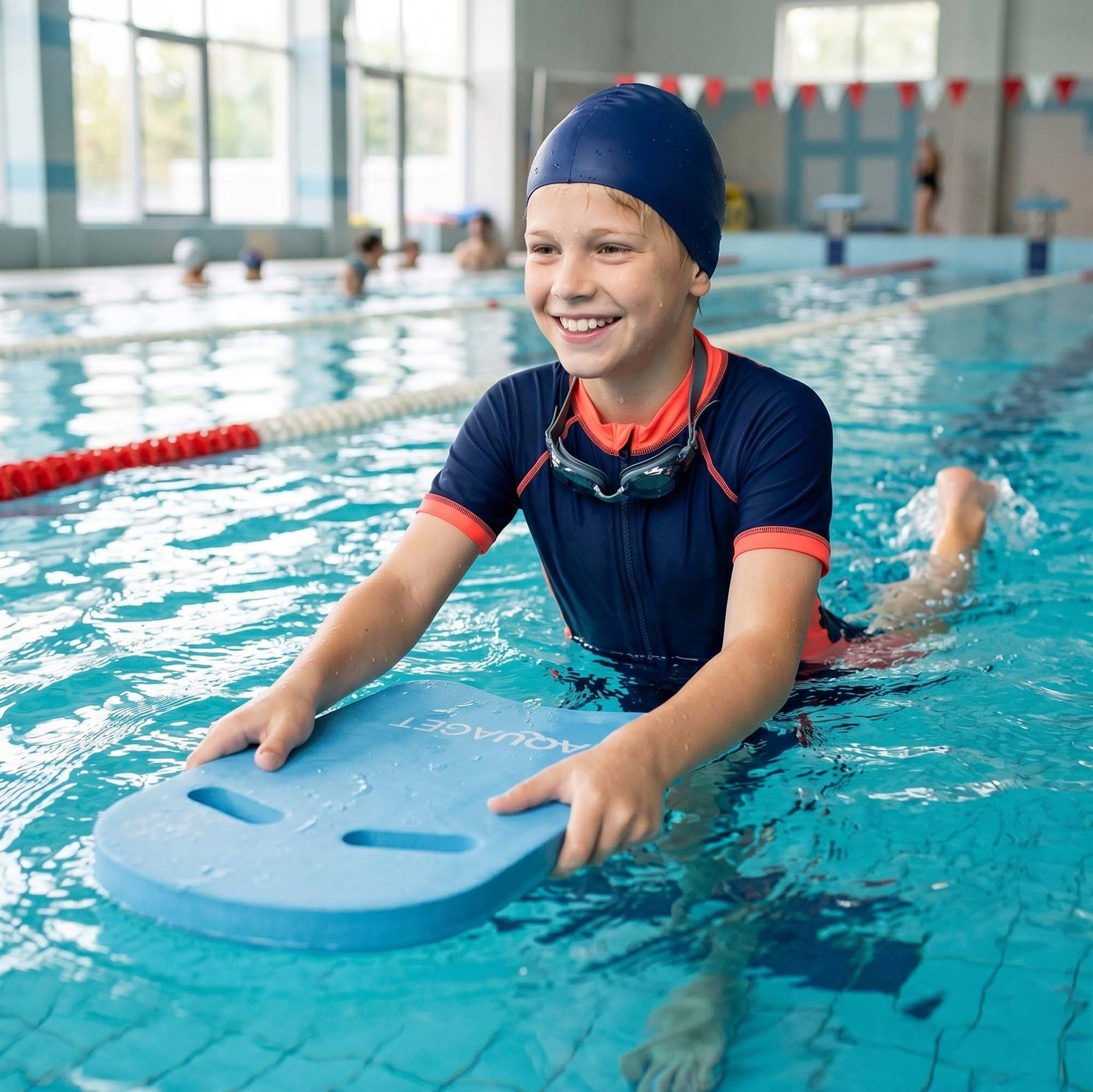 SWIMMING LEARNING BOARD FOAM swimming POOL LIGHT CHILDREN 44 cm EVA Packaging status original