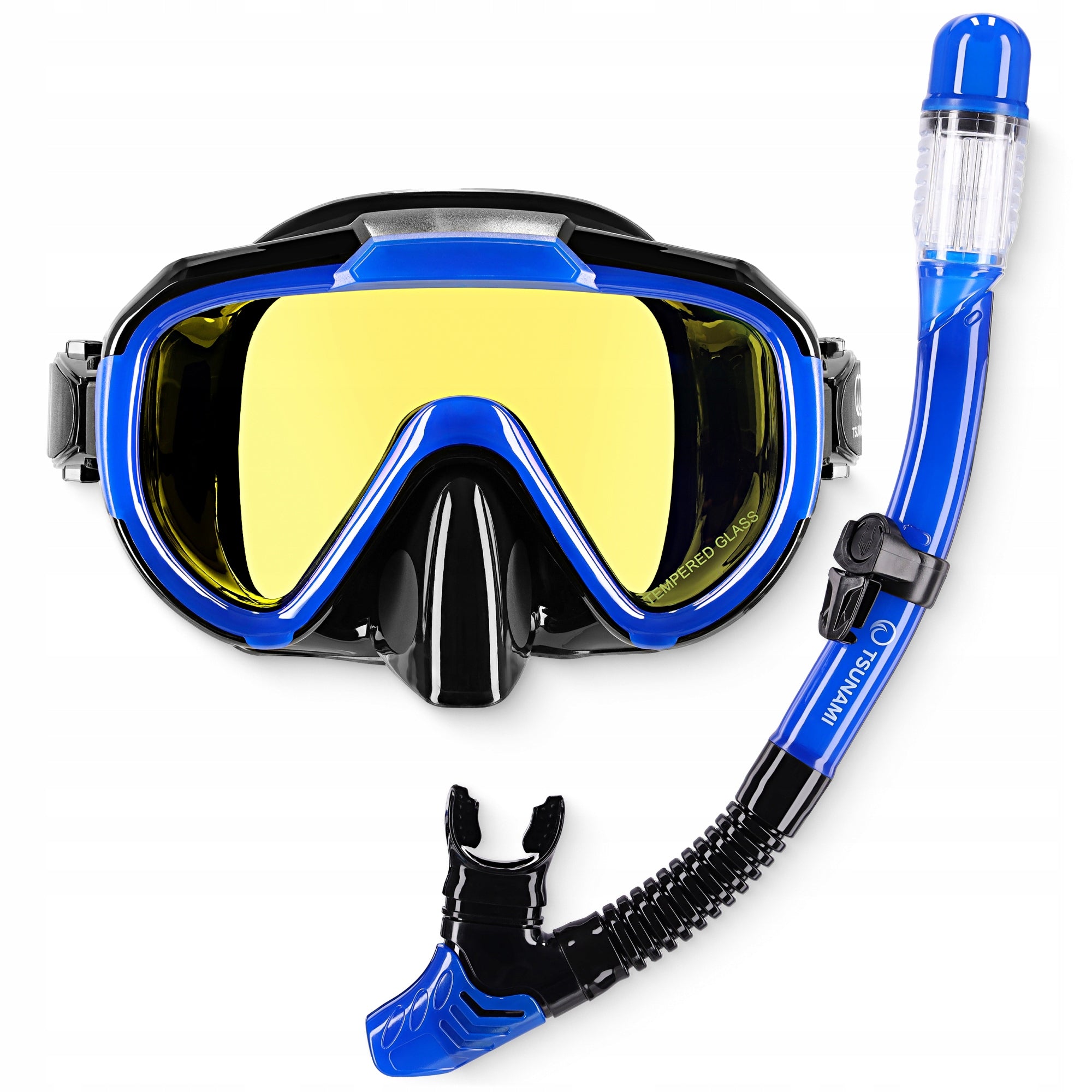 SWIMMING MASK GLASSES DIVING GOGGLES WITH SNORKEL WATER TUBE