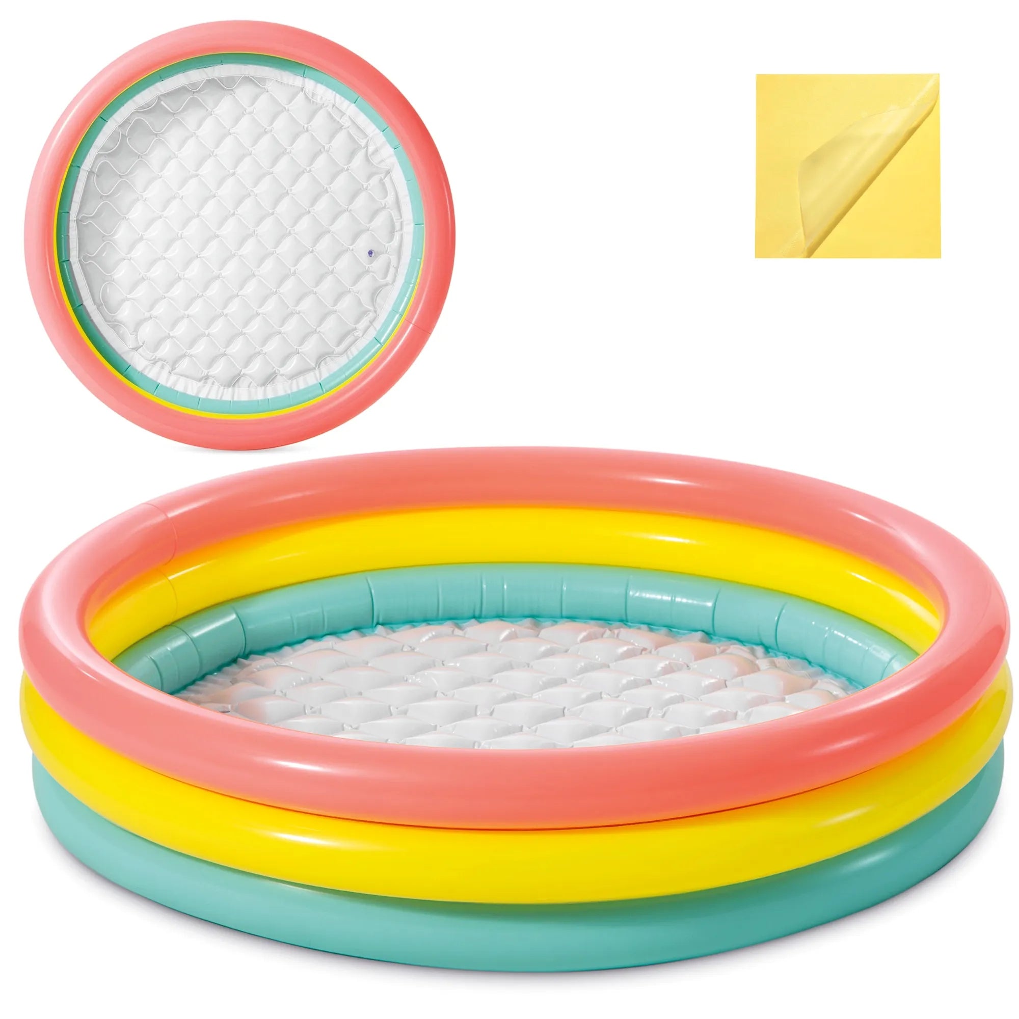 SWIMMING POOL INFLATABLE SOFT BOTTOM FOR CHILDREN PADDLING POOL INTEX 114X25 Brand Intex