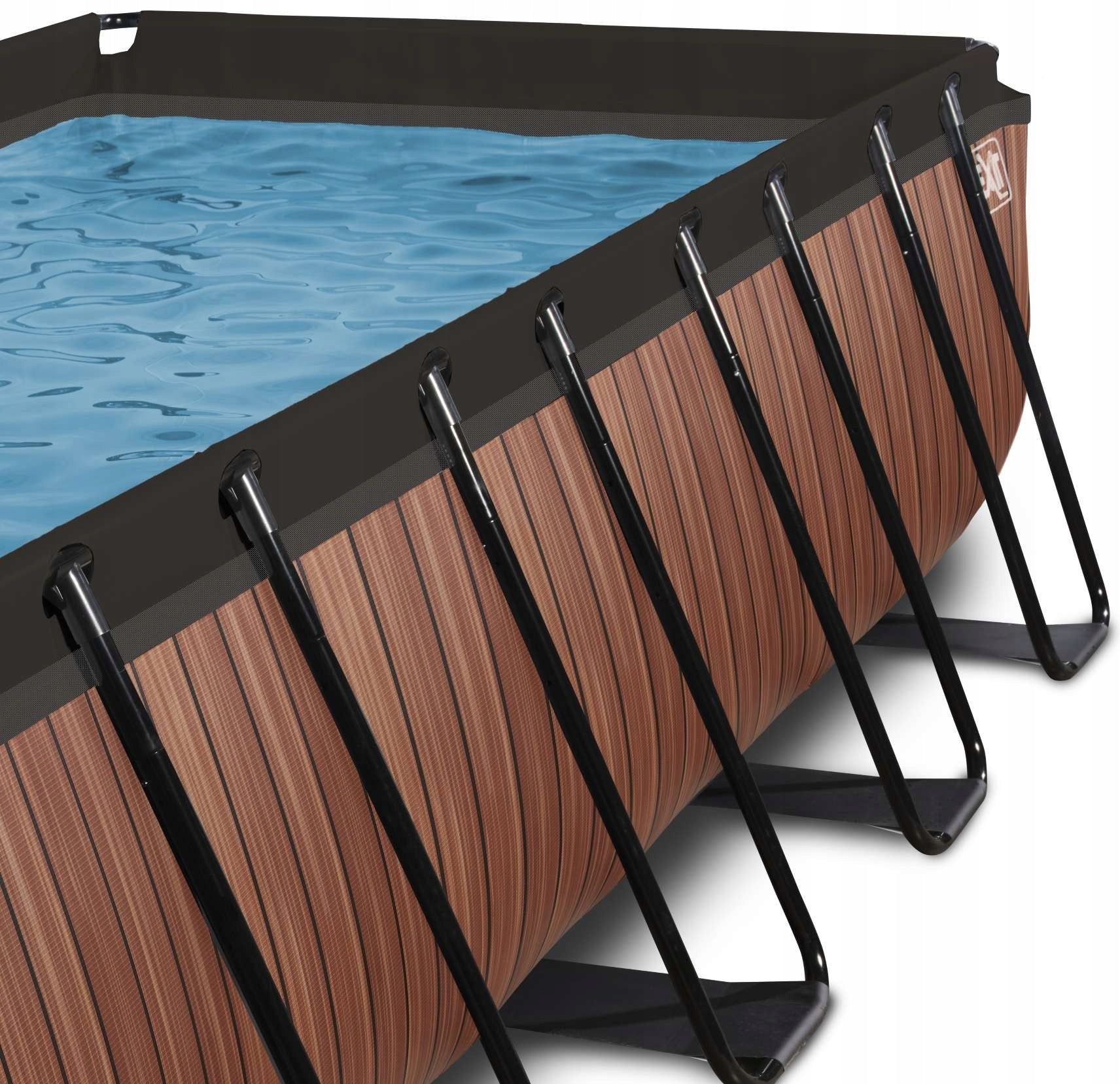 SWIMMING POOL ON A FRAME WITH FILTER AND COVER 400X200X100CM Product width 250 cm