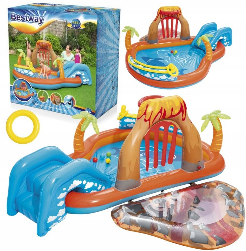 SWIMMING POOL PLAYGROUND LAVA FOR CHILDREN GARDEN INFLATABLE LARGE