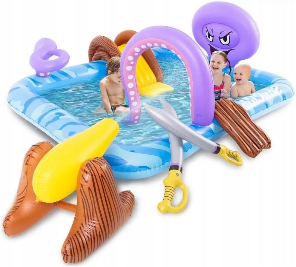 SWIMMING POOL WATER PARK PLAYGROUND SLIDE FOUNTAIN CANNON FOR CHILDREN